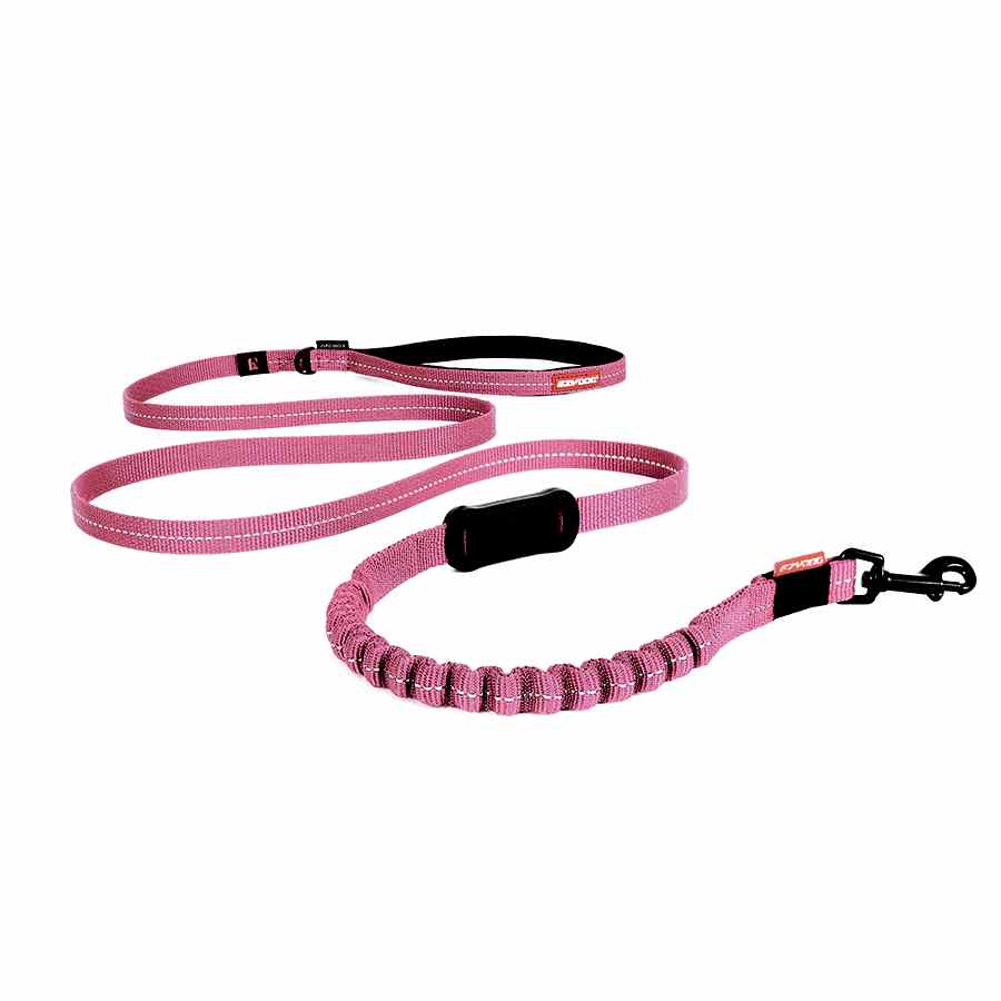 EzyDog Zero Shock LITE Dog Lead Pink 48"