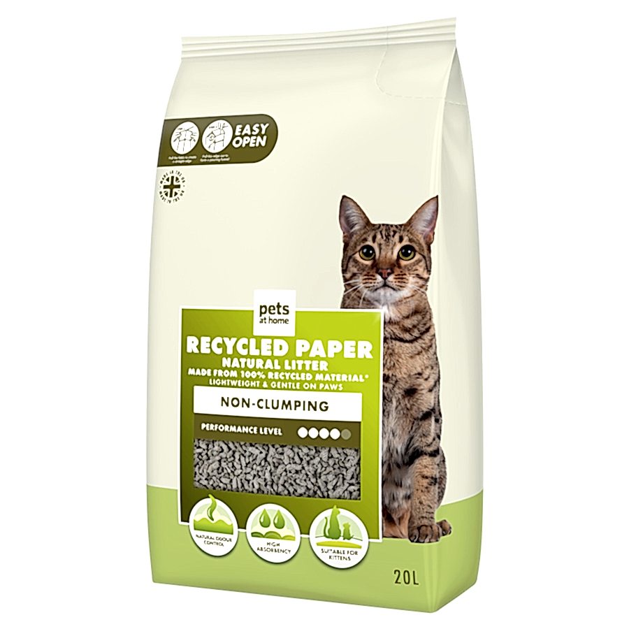 Pets at Home Recycled Paper Cat Litter