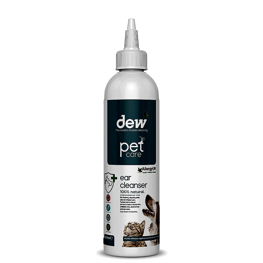 Dew Natural Ear Cleanser For Pets