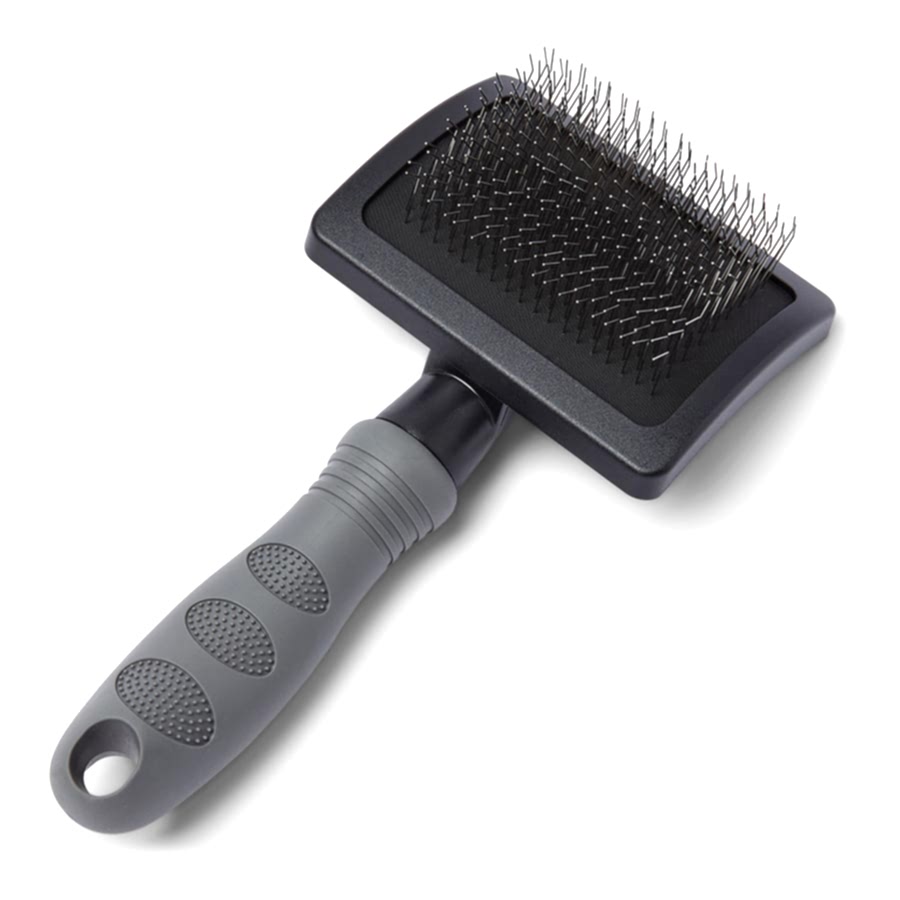 Pets at Home Long Pin Firm Slicker Brush for Dogs