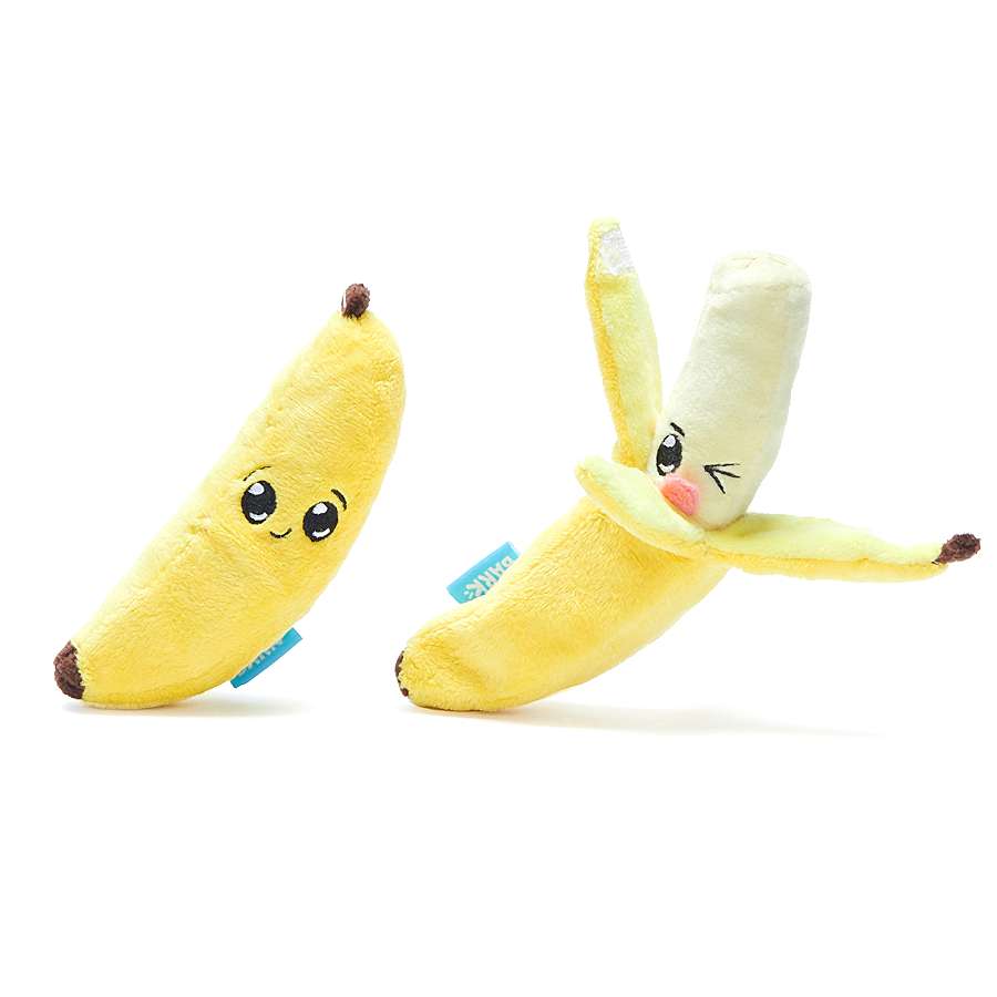 Bark Prudence & Imprudence Bananas Dog Toy