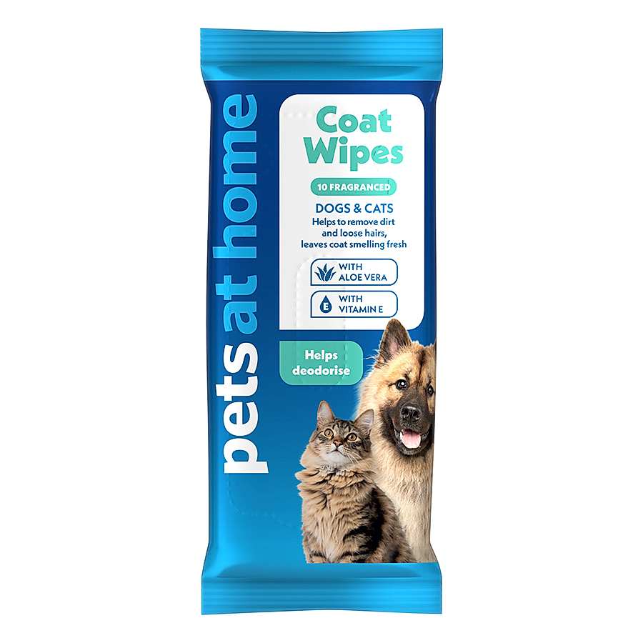 Pets at Home Dogs & Cats Coat Wipes