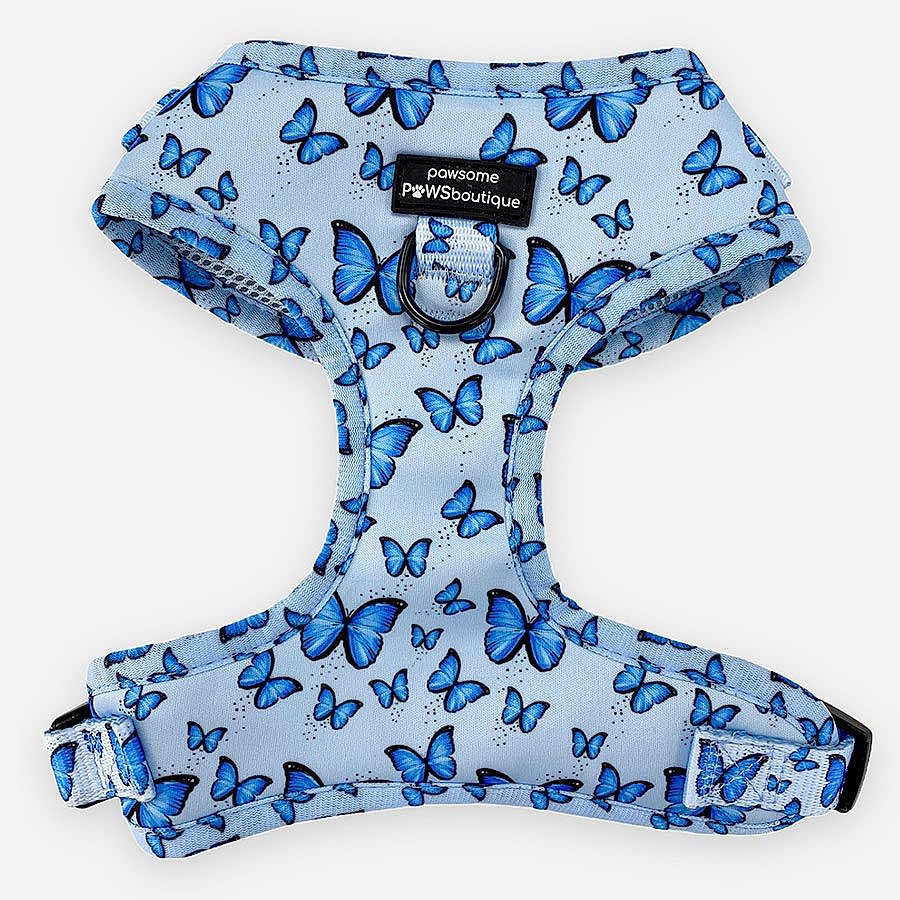 Pawsome Paws Boutique Adjustable Dog Harness Nova Blue