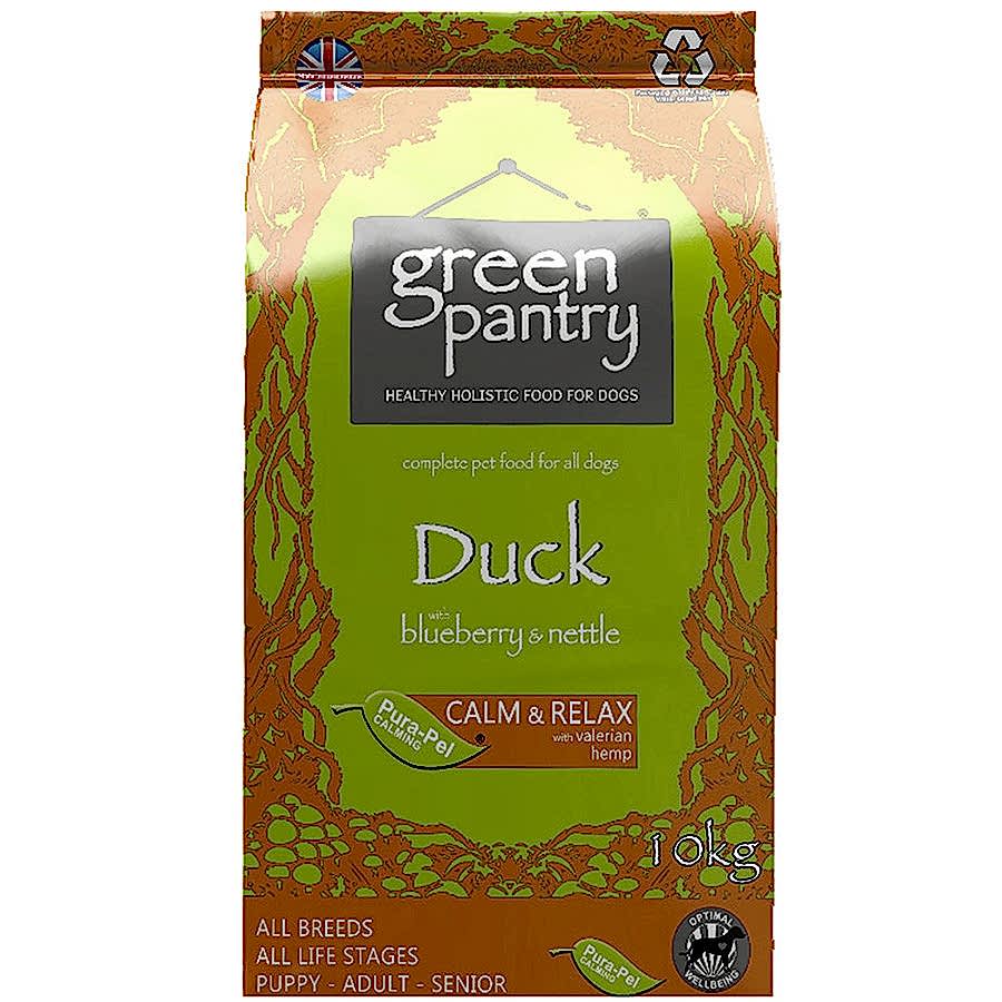 Green Pantry Adult Dry Dog Food Duck with Blueberry & Nettle