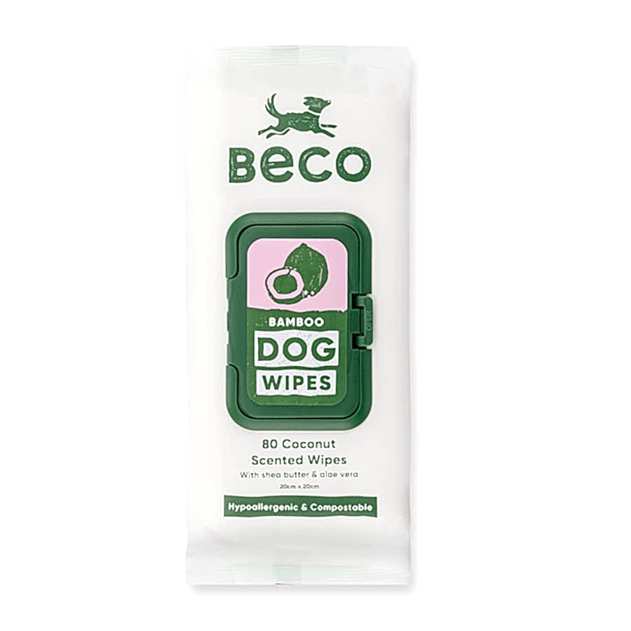 Beco Bamboo Coconut Scented Dog Wipes