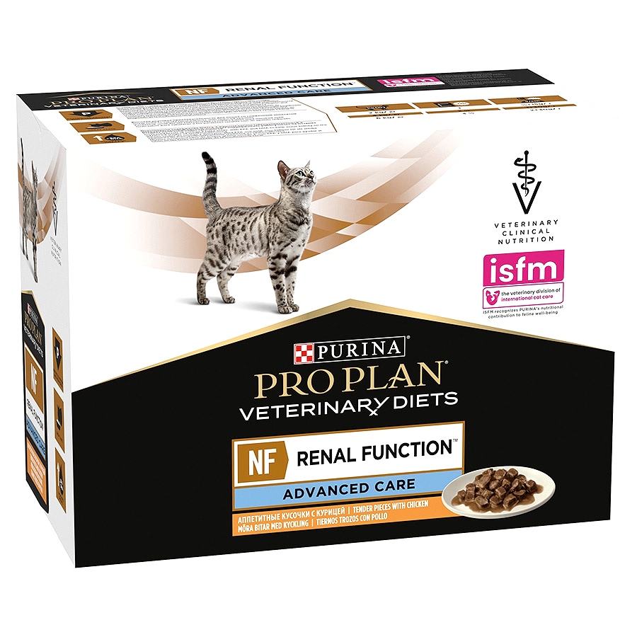 Pro Plan Vet Diet NF Care Renal Function Wet Adult Cat Food Chicken