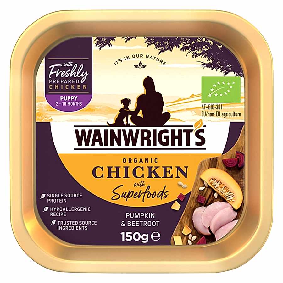 Wainwright's Chicken with Superfoods Pumpkin and Beetroot Wet Puppy Food