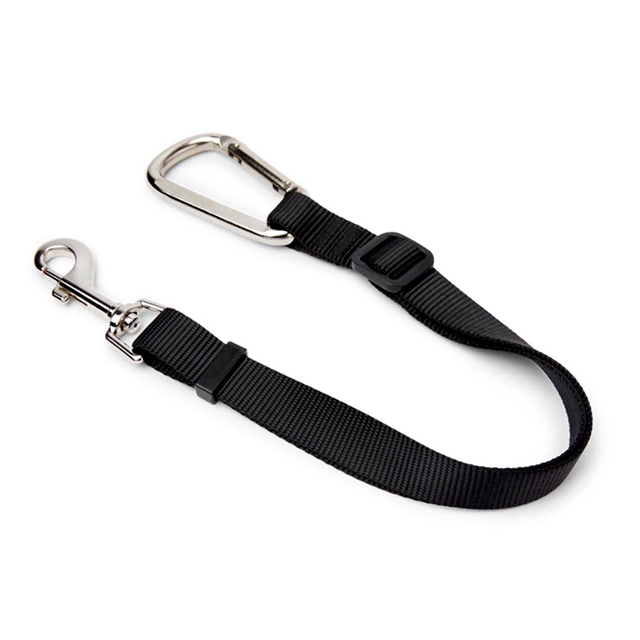 Pets at Home ISOFix Dog Seat Belt Restraint Black