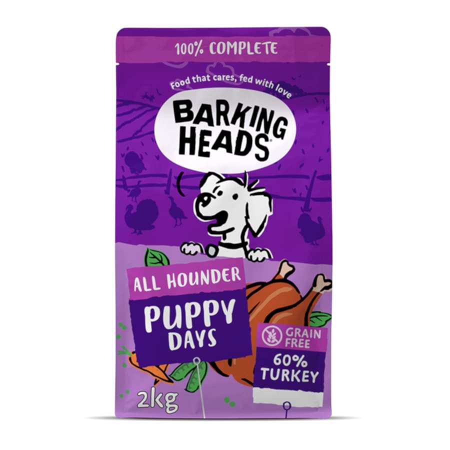 Barking Heads Dry Puppy Food Turkey