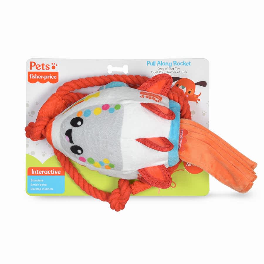 Fisher Price Pull Along Rocket Drag N'Tug Puppy Toy