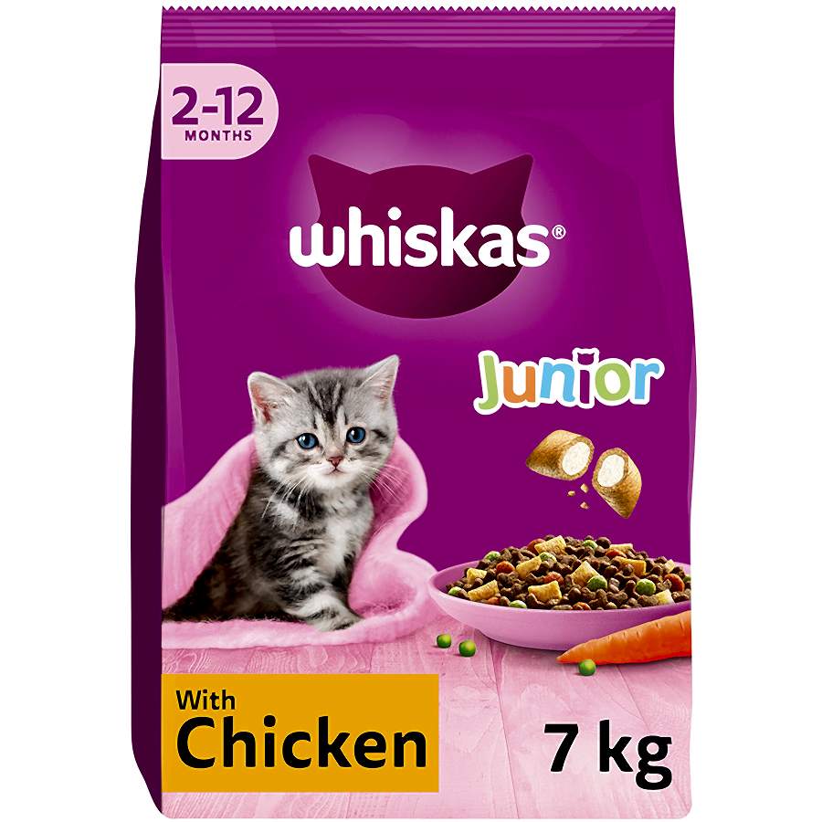 Whiskas Kitten Dry Cat Food with Chicken