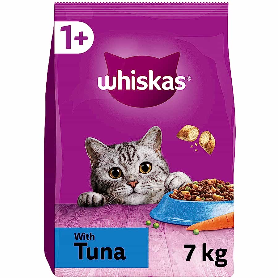 Whiskas 1+ Adult Dry Cat Food with Tuna