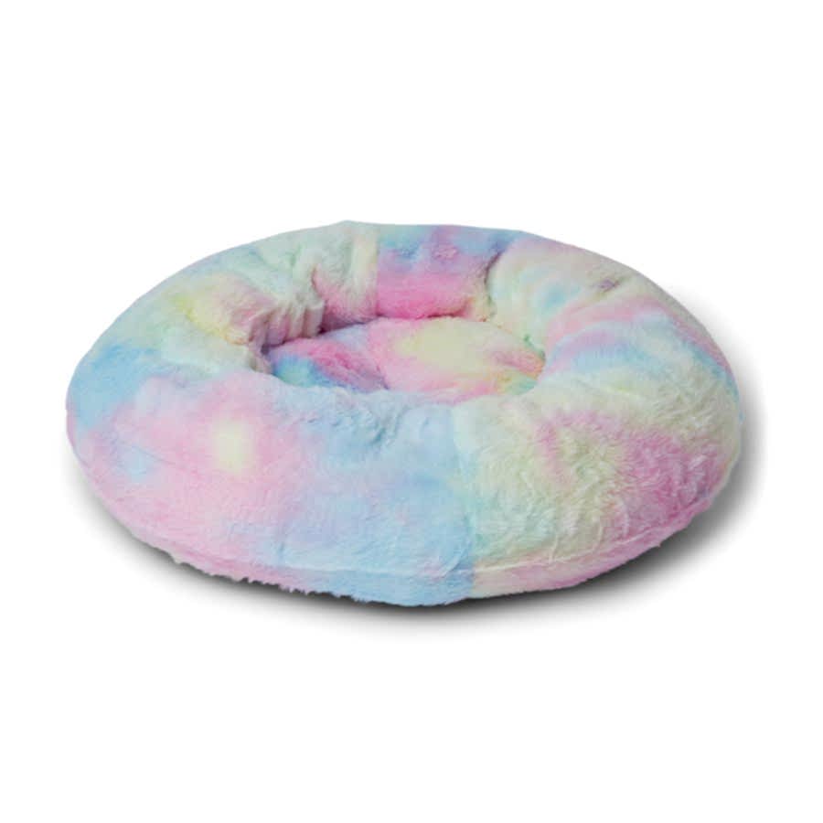 Pets at Home Kitten Rainbow Donut Bed