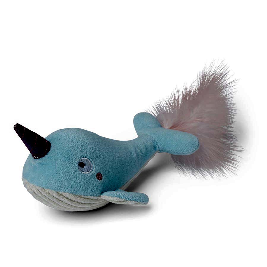 Pets at Home Kitten Narwhale Kicker Toy