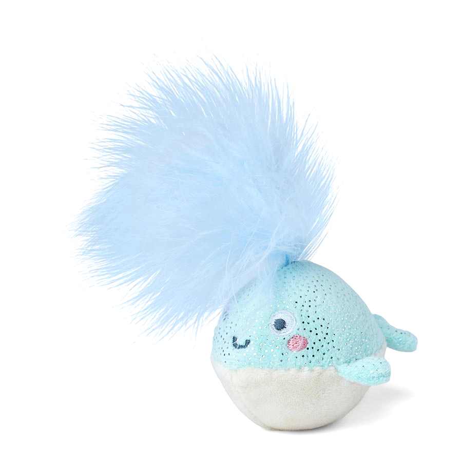 Pets at Home Kitten Narwhale Tumbler Toy