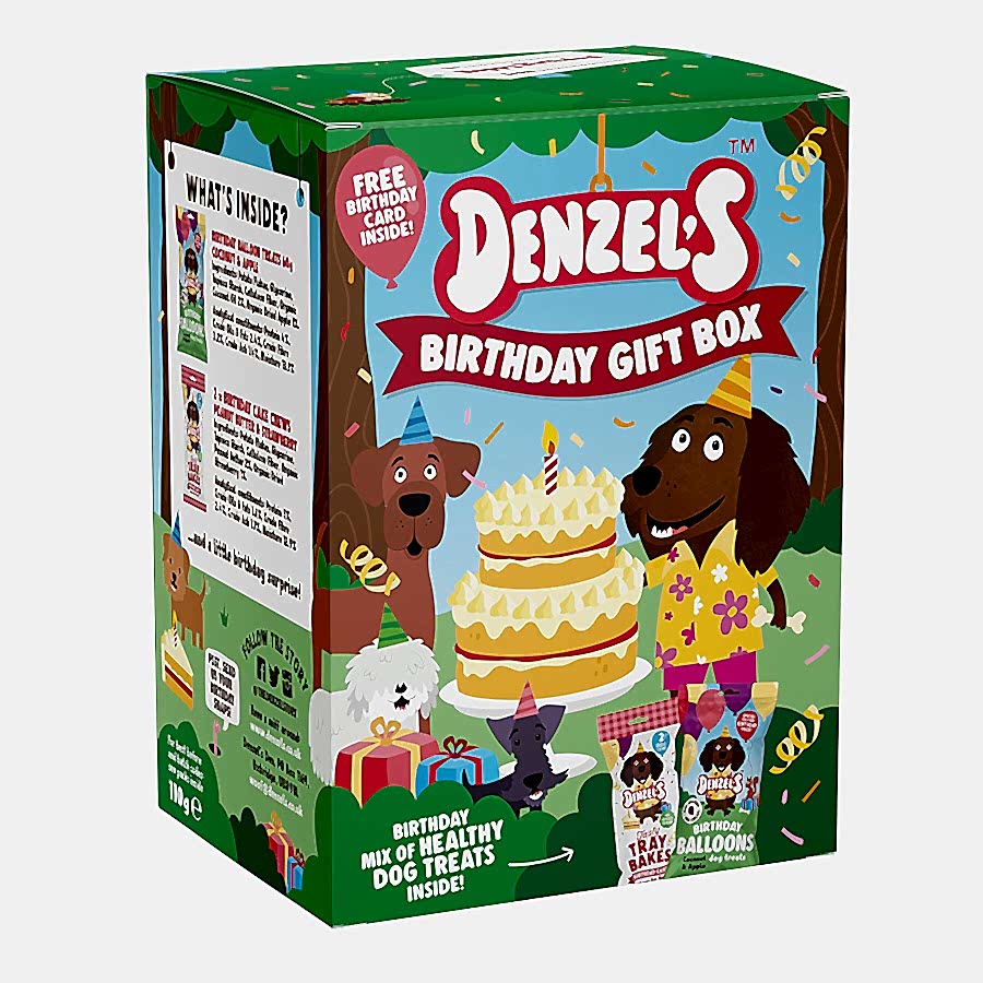 Denzel's Birthday Gift Box Dog Treats