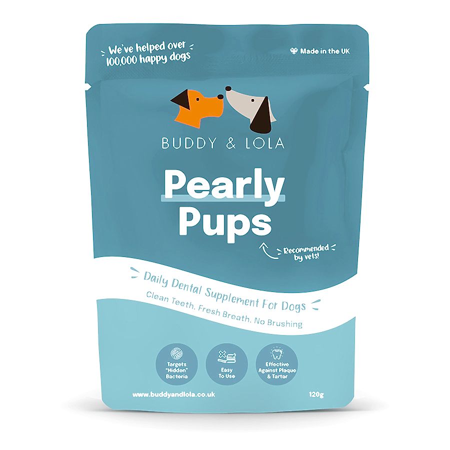 Buddy & Lola Pearly Pups Dental Support Supplement Dogs