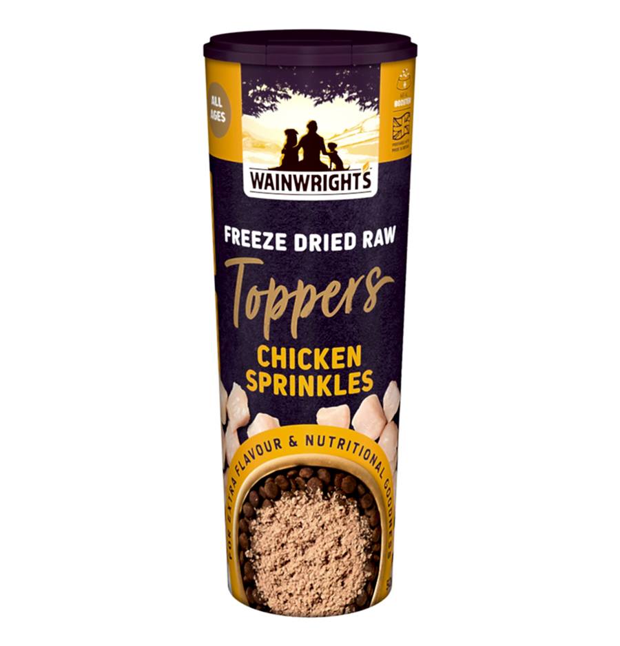 Wainwright's Freeze Dried Raw Dog Food Toppers Sprinkle Chicken