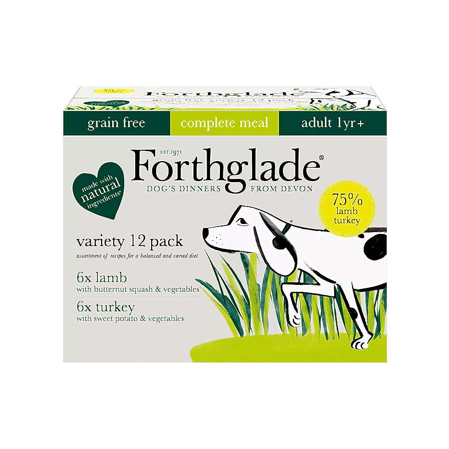 Forthglade Complete Duo Wet Adult Dog Food Lamb & Turkey