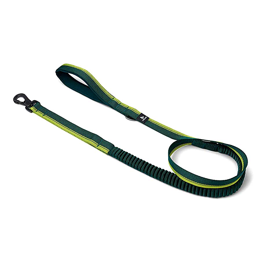 3 Peaks Bungee Dog Lead Green Large