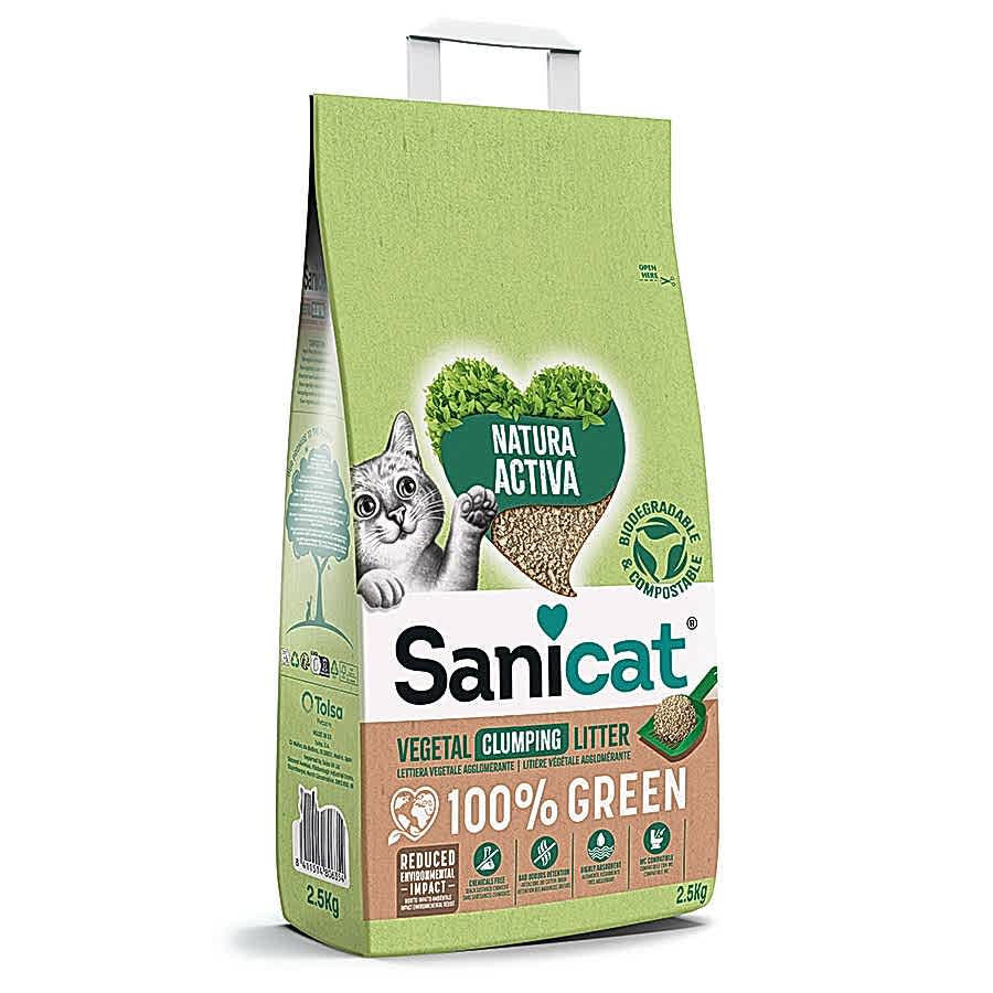 Sanicat Natura Activa Green Clumping Cat Litter