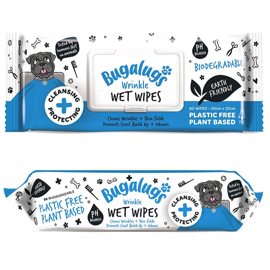 Bugalugs Wrinkle Dog & Cats Wipes