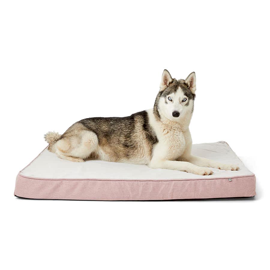 Noble Chenille Dog Mattress Pink Large