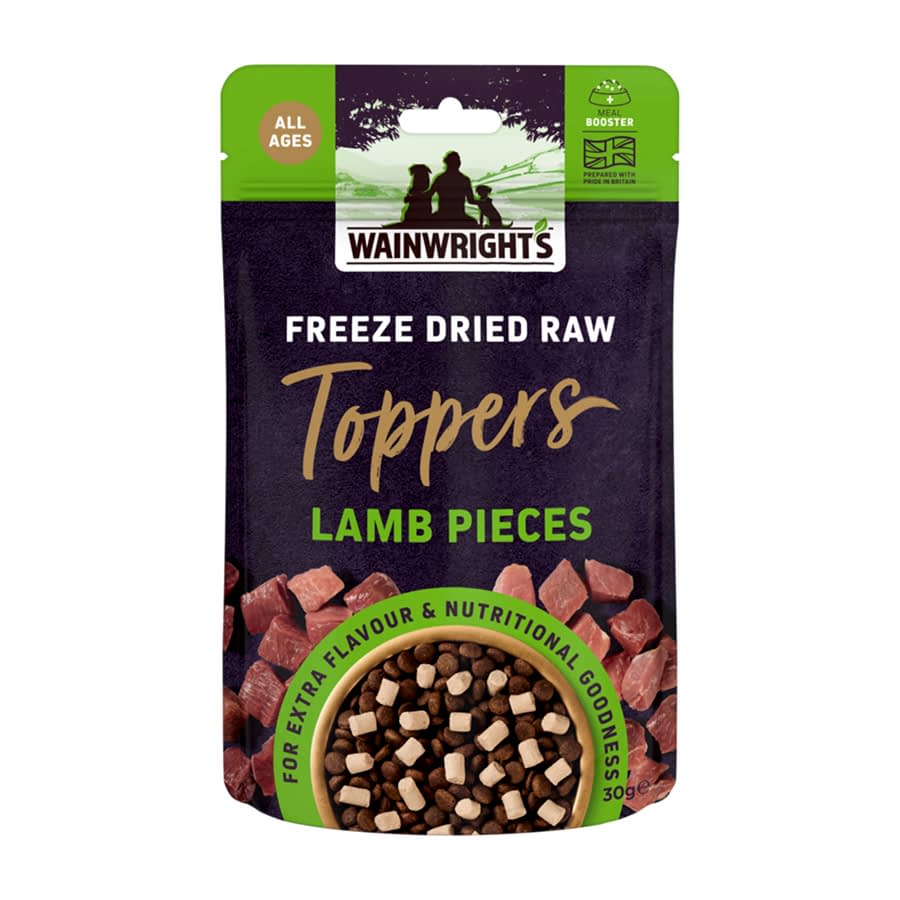 Wainwright's Freeze Dried Raw Dog Food Toppers Lamb Pieces