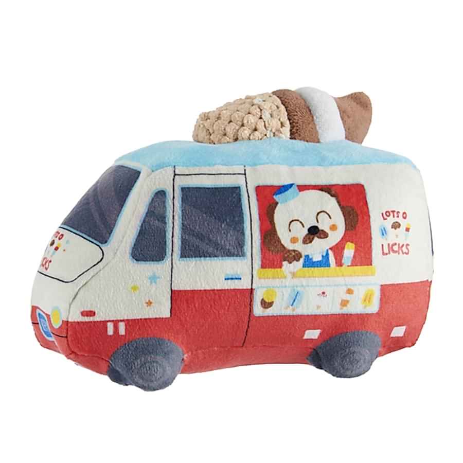 BARK Lots O Licks Truck Plush Dog Toy