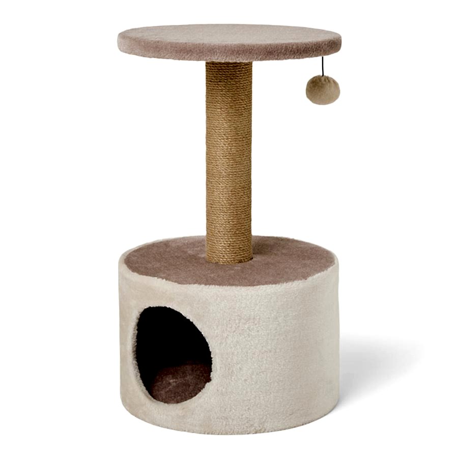 Pets at Home Pepper Scratch & Snooze Cat Hideaway Natural