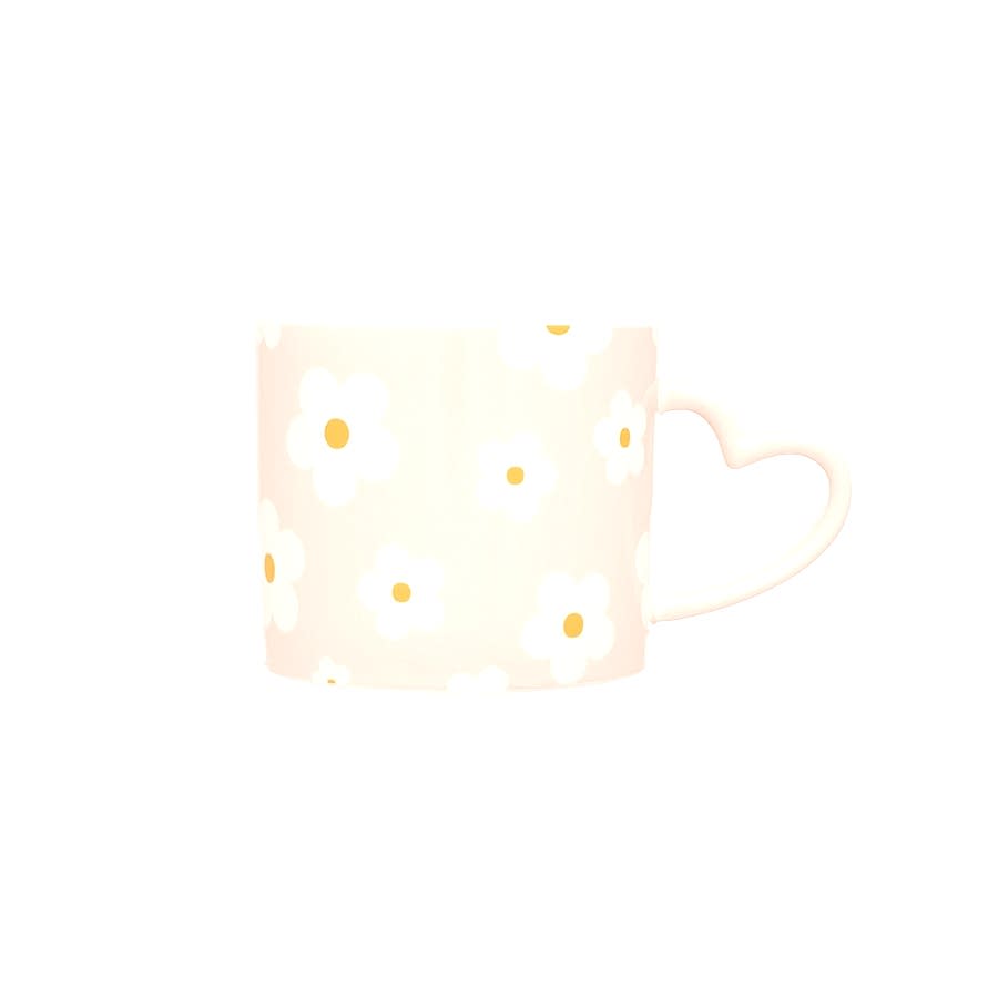 Pawsome Paws Boutique Flowers Mug Pink