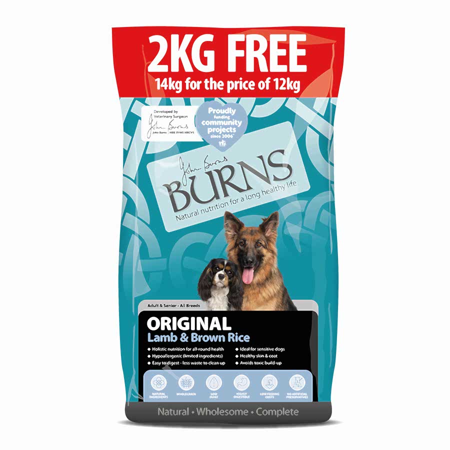 Burns Original 12+ Dry Dog Food Lamb & Brown Rice