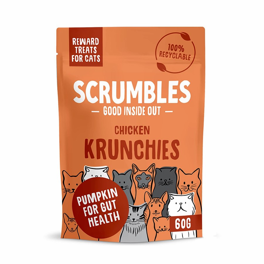 Scrumbles Krunchies Cat Treats Chicken