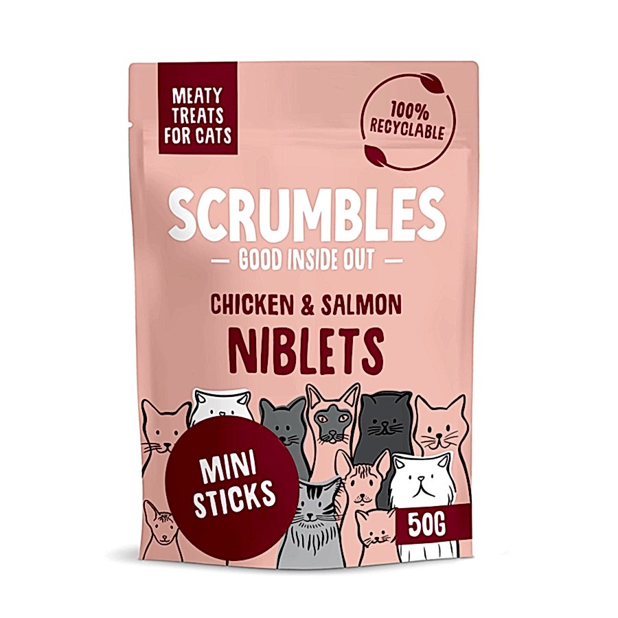 Scrumbles Niblets Meaty Cat Treats Salmon