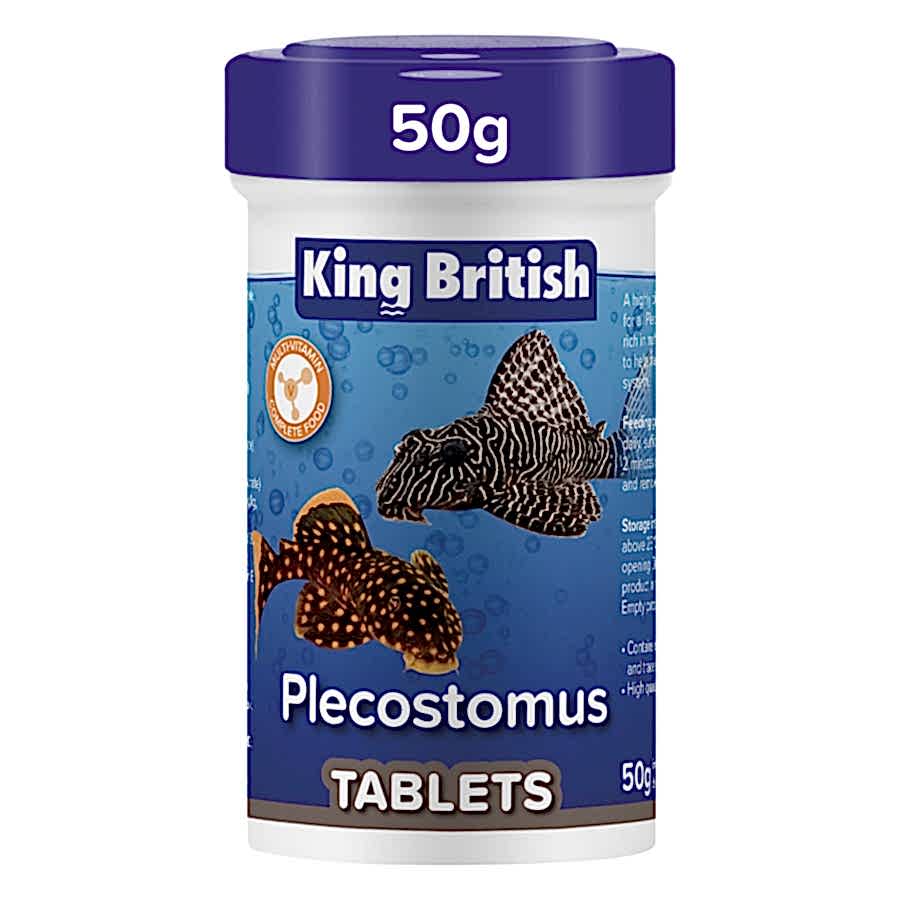 King British Plecostomus Fish Food Tablets