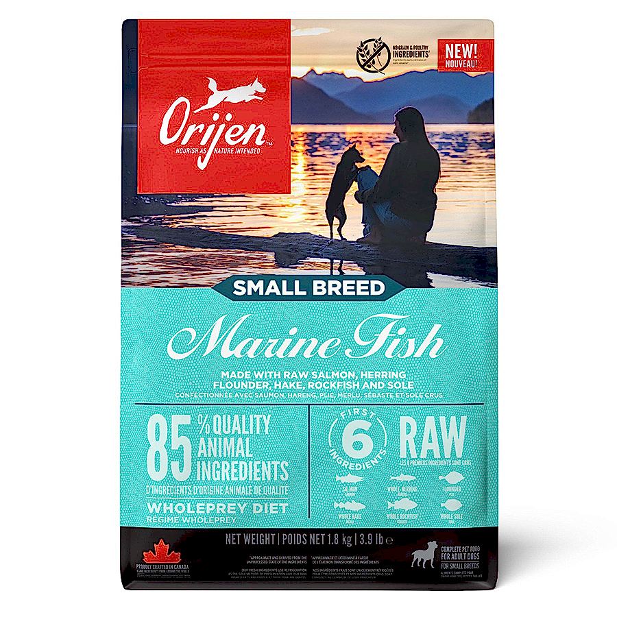 Orijen Complete Small Breed Dry Adult Dog Food Marine Fish Salmon & Herring