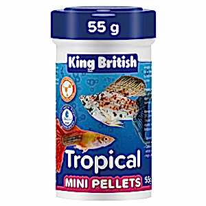 King British Tropical Mini Fish Food Pellets