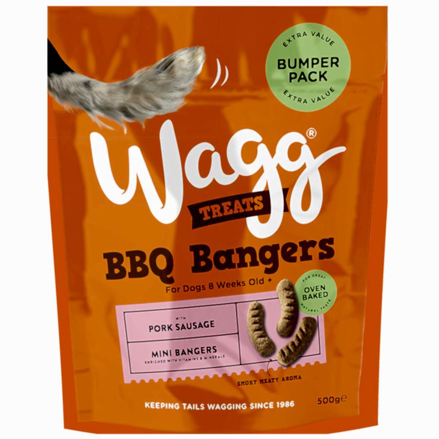 Wagg BBQ Bangers Dog Treats Bumper Pack