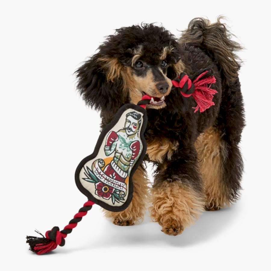 Pets Loves x Bad Monday Boxer Tattoo Rope Dog Toy