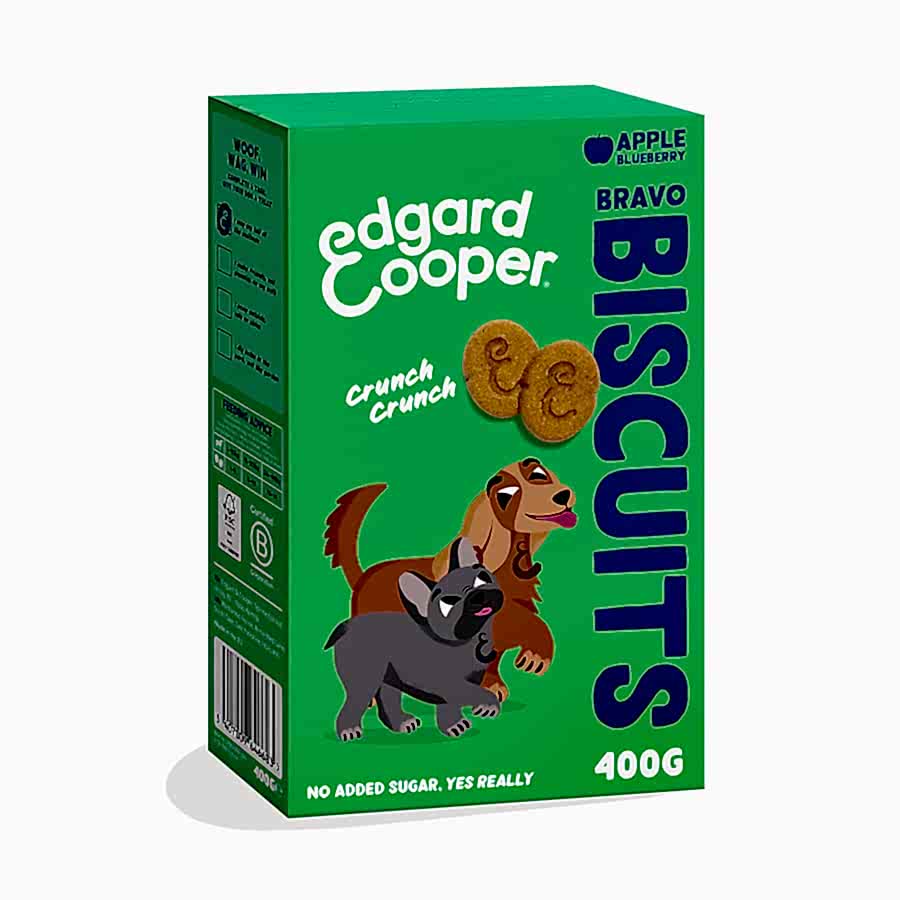 Edgard & Cooper Dog Treat Biscuits Apple