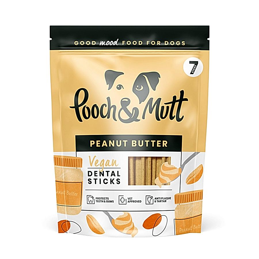 Pooch and Mutt Dental Stick Dog Treats Peanut Butter 7 Pack