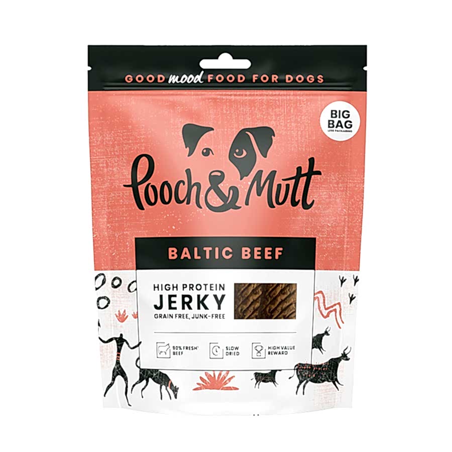 Pooch and Mutt Dog Treats Baltic Beef Jerky