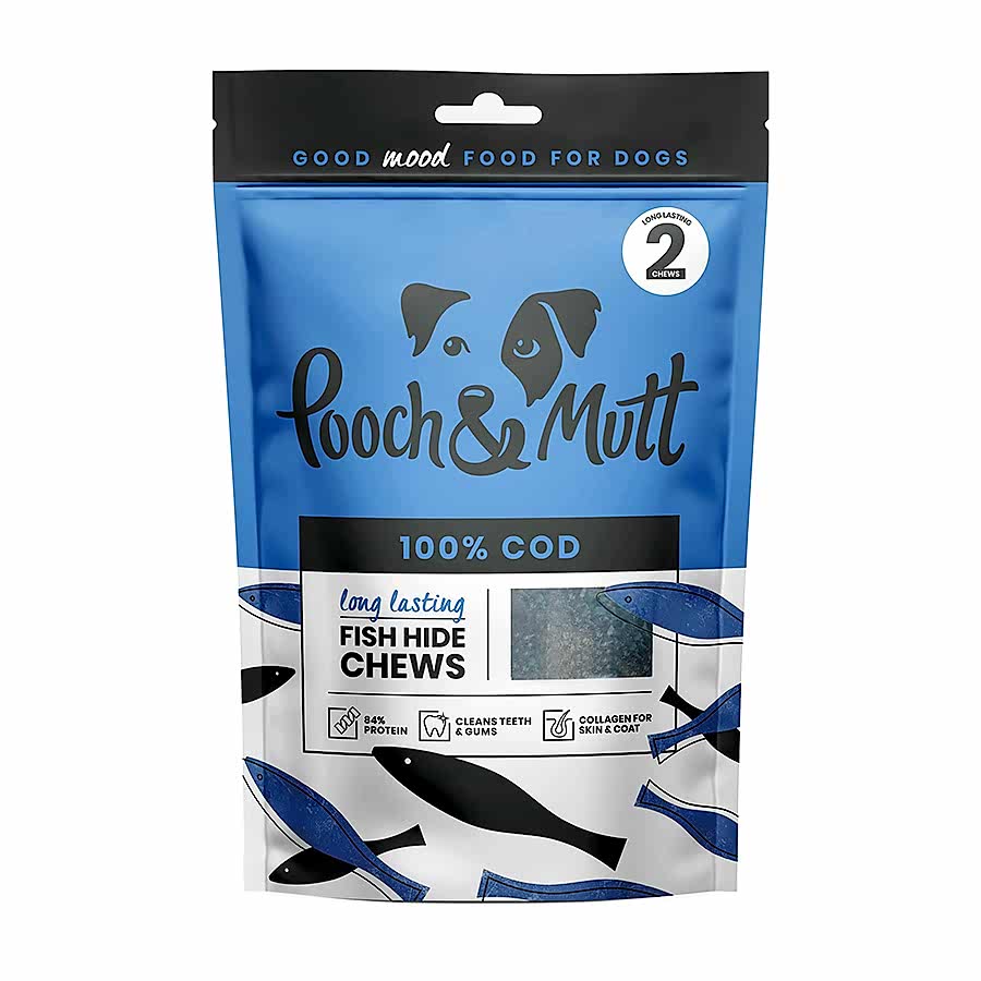 Pooch and Mutt 100% Cod Hides Dog Treats