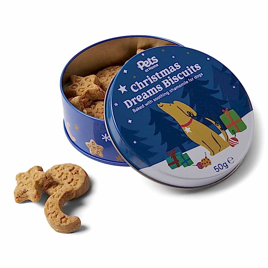 Pets at Home Christmas Dreams Biscuits Dog Treats