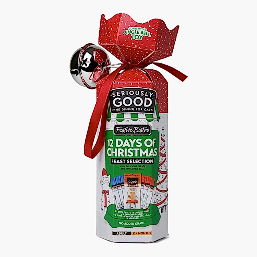 Seriously Good Christmas Festive Bistro Cat Treats 12 Days of Feast Selection