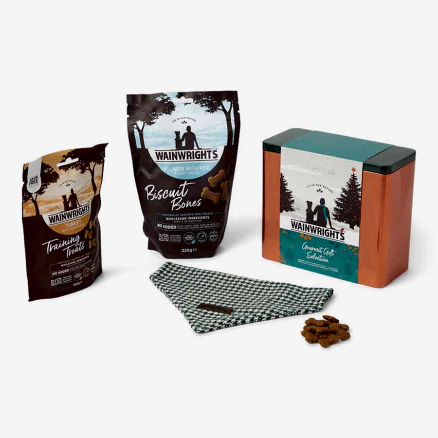 Wainwright's Christmas Gourmet Gift Dog Treat Selection