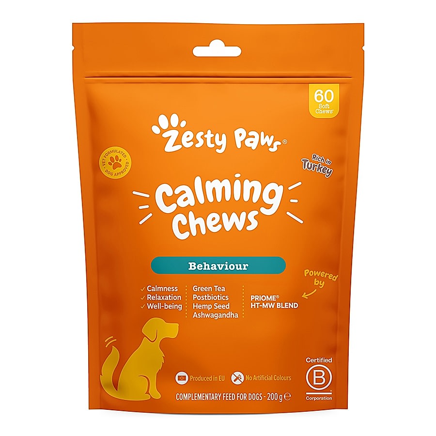 Zesty Paws Calming Dog Chews Turkey Flavour 60 Pack