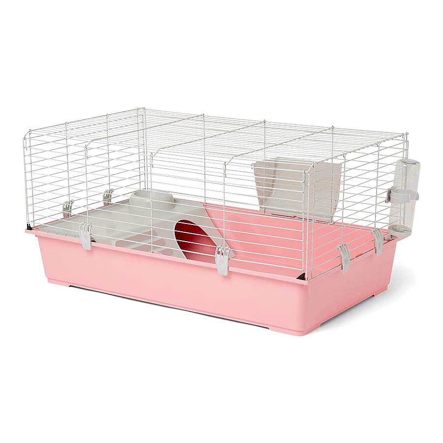 Pets at Home Guinea Pig Home 100 Indoor Cage Pink