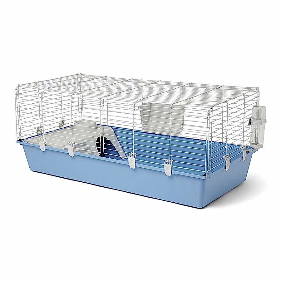 Pets at Home Guinea Pig & Rabbit Home 120 Indoor Cage Blue