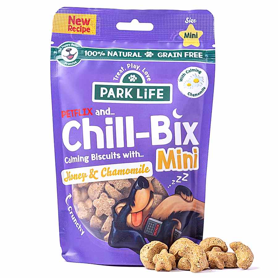 Park Life Chill-Bix Mini Honey & Chamomile Dog Treats